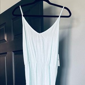 Baby blue with white flowers Hurley sundress